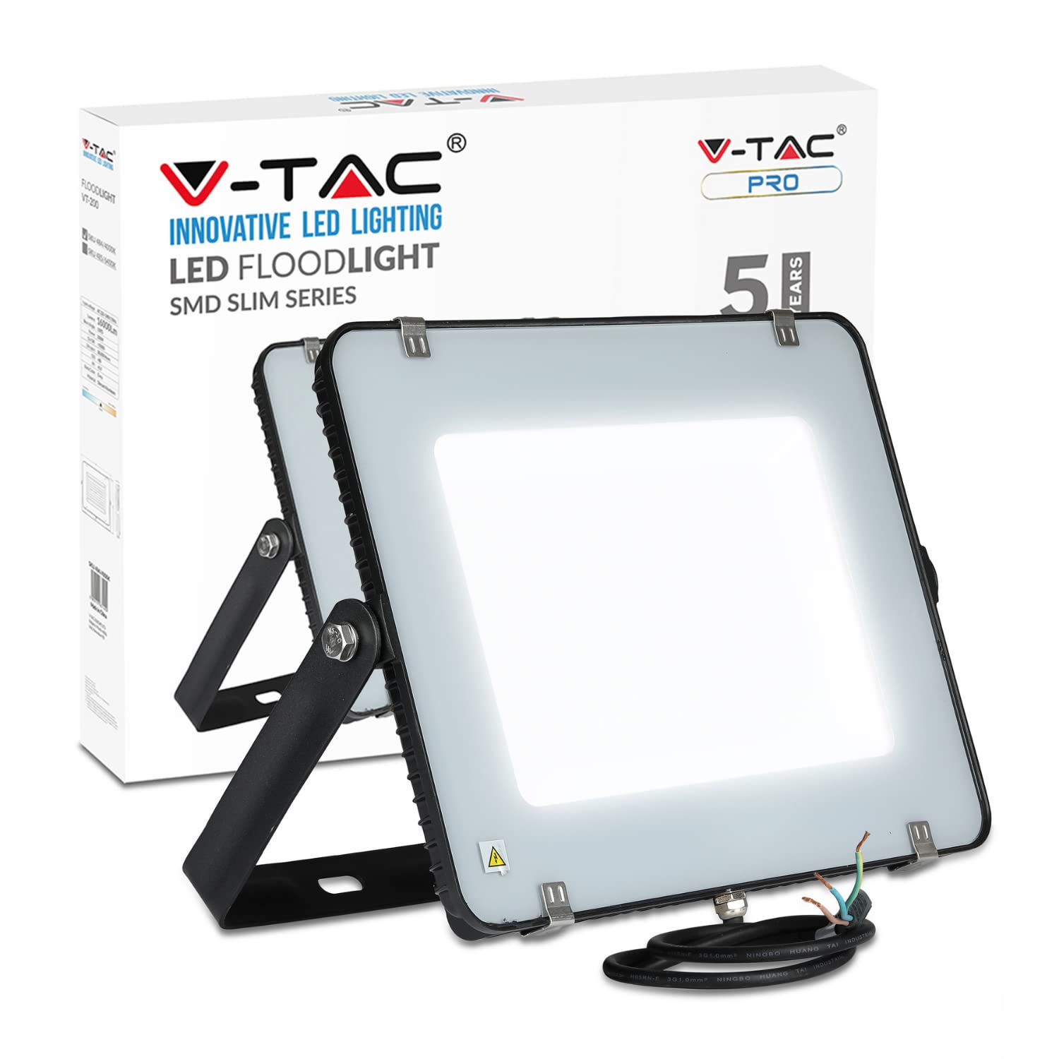 V-TAC LED FLOODLIGHT SMD SLIM SERIES 200W 1600lm 000065