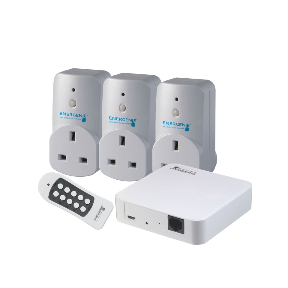 MI|HOME STARTER PACK 3X SMART PLUGS, REMOTE CONTROL, GATEWAY 000126