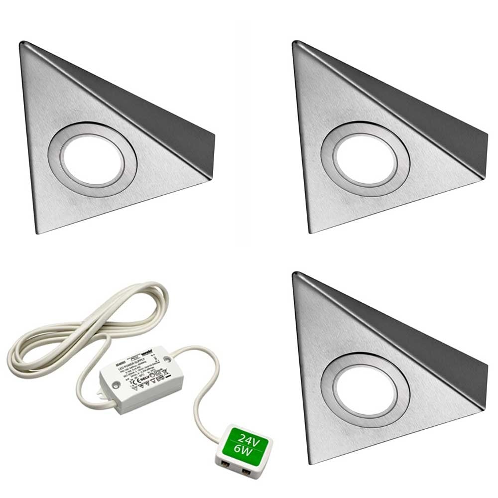 SENSIO BERMUDA 3 X LED LIGHT PACK FOR SURFACE MOUNTING COOL WHITE 000239