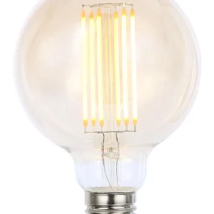 VINTAGE LED 6W FILAMENT LAMP E27 G95 WARM WHITE 000418