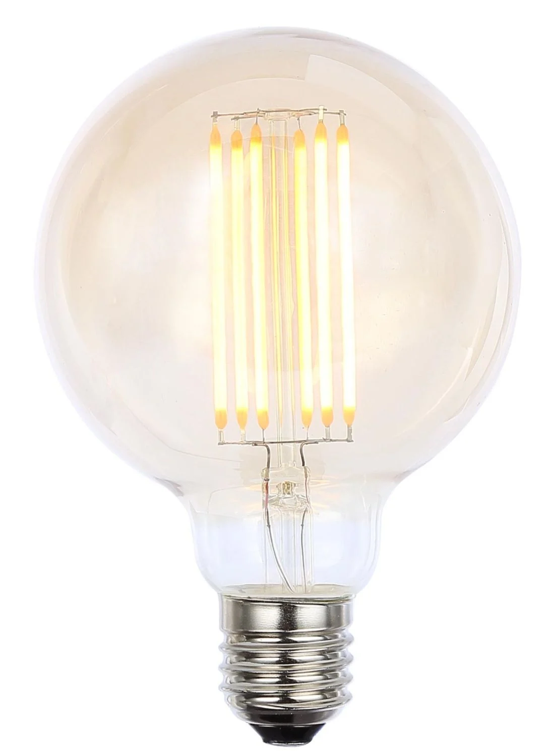 VINTAGE LED 6W FILAMENT LAMP E27 G95 WARM WHITE 000418