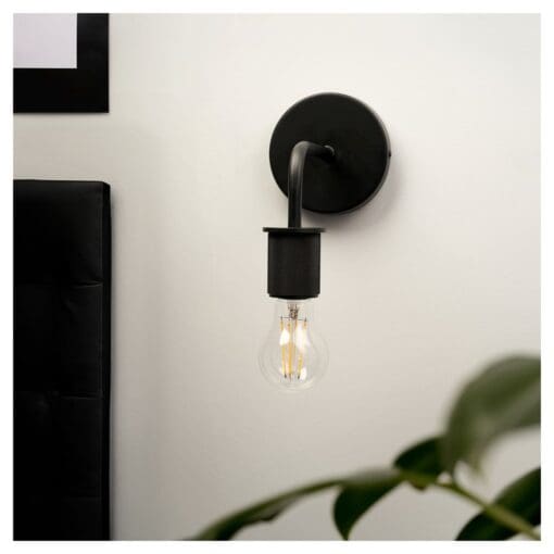 ALTRO CASA KNURLED SINGLE WALL - LIGHT MATT BLACK 000425