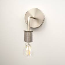 ALTRO CASA KNURLED SINGLE WALL - LIGHT SATIN NICKEL 000426