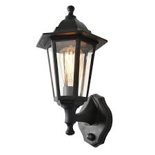 COAST BIANCA WALL LANTERN IP44 42W BLACK 000457