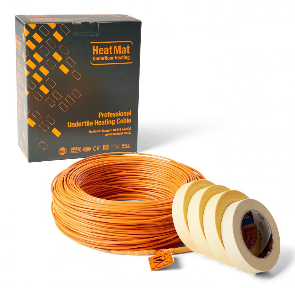HEAT MAT 212W UNDERTILE HEATING CABLE 3MM 000465