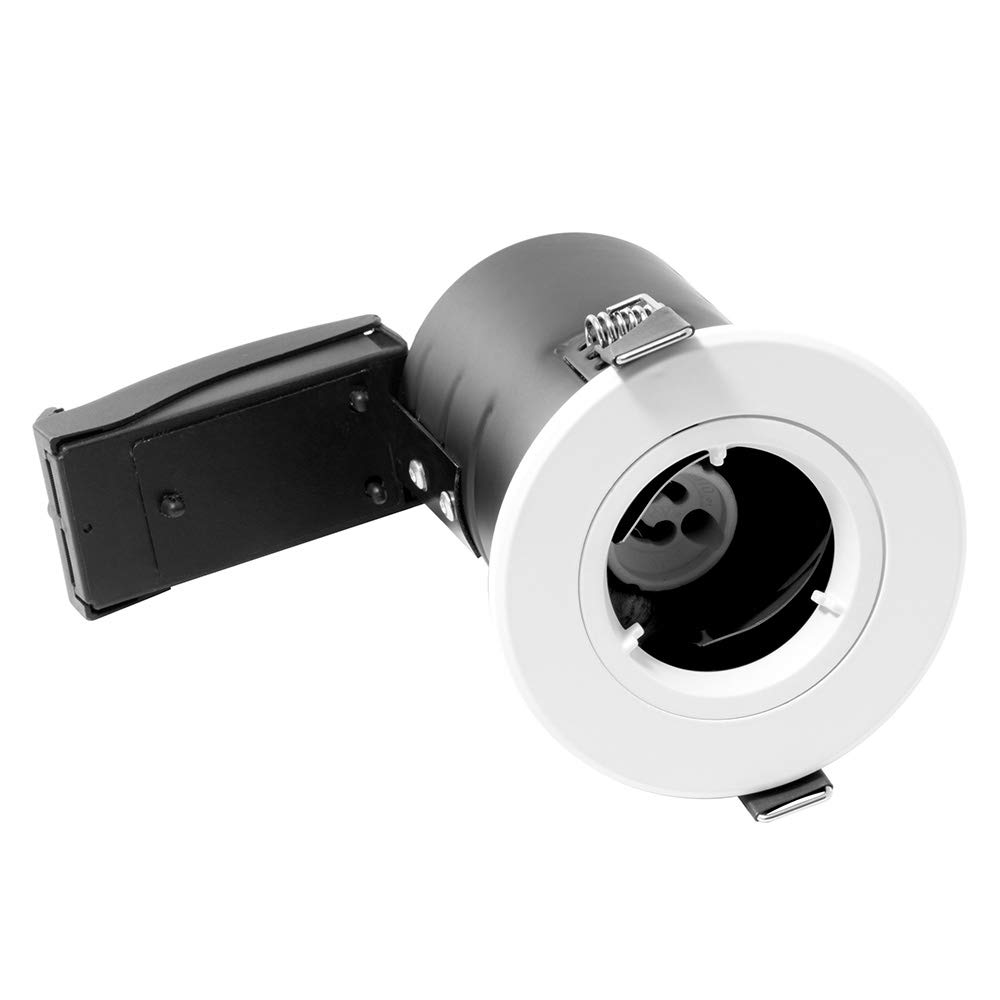 LUCECO FIRE RATED DOWNLIGHT IP65 GU10 WHITE 35W 000517