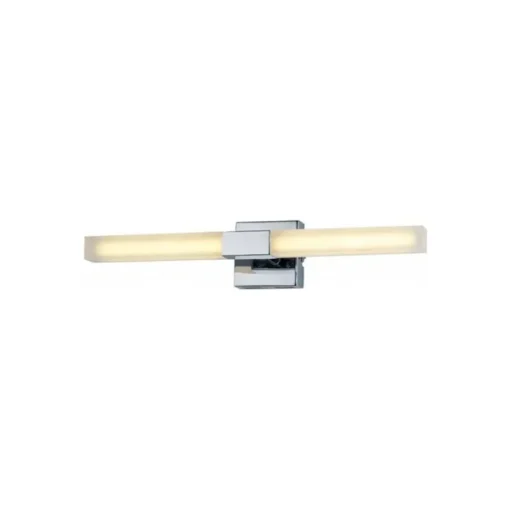 SPA PANDORA TWIN LED WALL LIGHT CHROME RECTANGULAR 000821