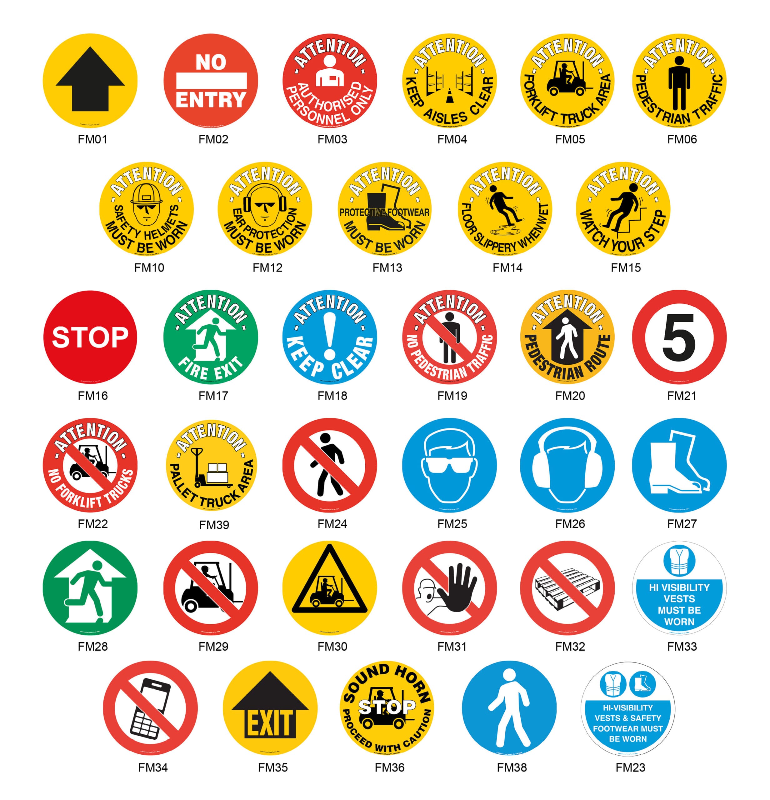 Floor Signs & Markings