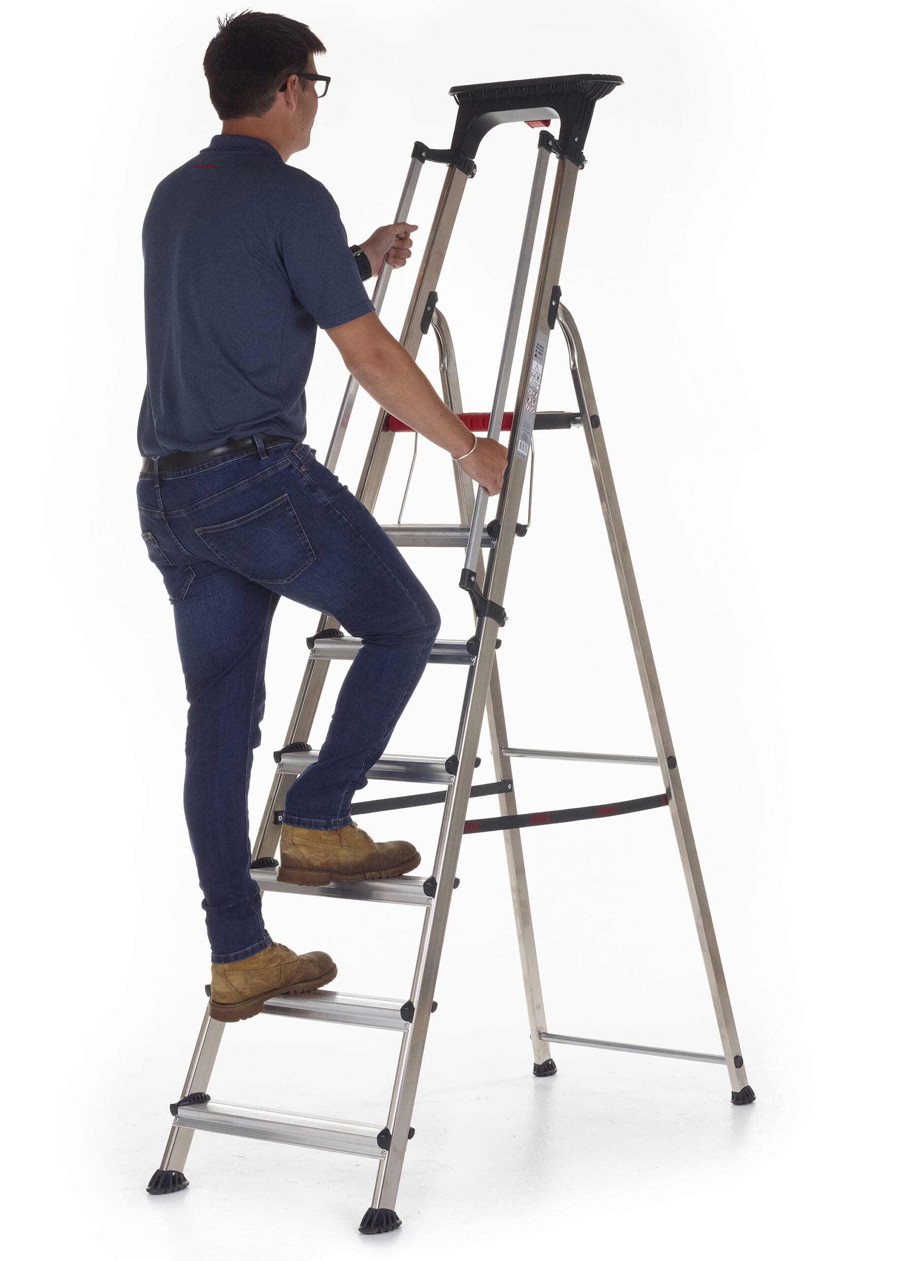 Two-Tier Industrial Access Ladder