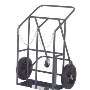 Cylinder Transport Trolley - Double, Support Castors
