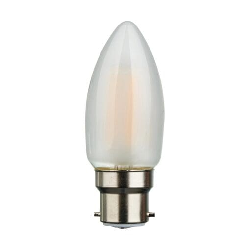 5x 4W BC LED Filament Candle Opal - Warm White 100509
