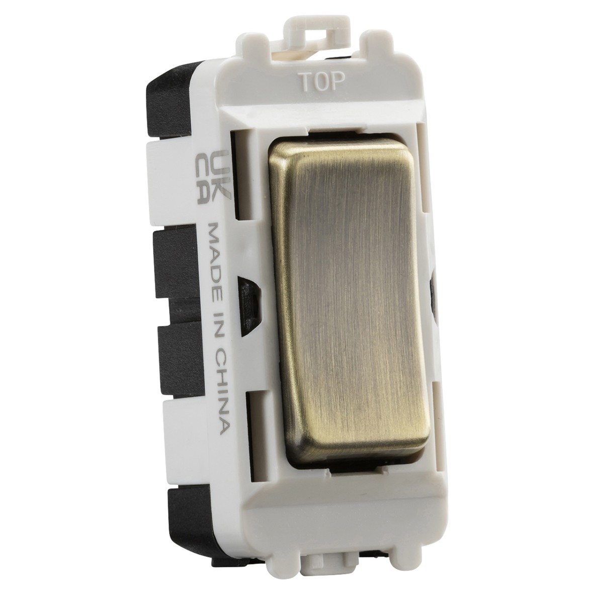 Knightsbridge 20AX 2 Way Single Pole Grid Switch with Centre Off Switch 102435