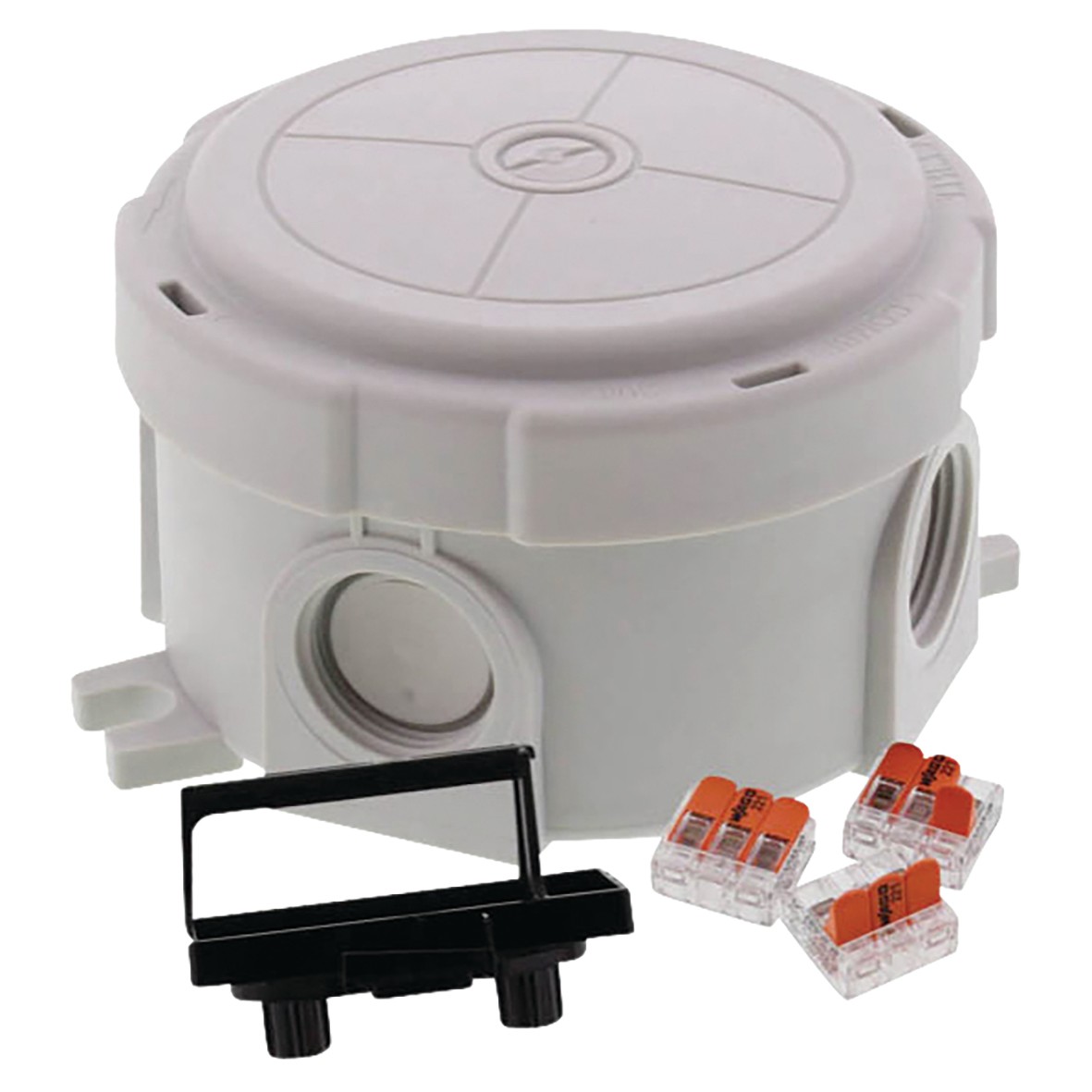 Wiska Combi 304 IP66/IP67 Weatherproof Circular Junction Box with Wago 103492