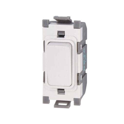 5x Deta 10A 2 Way Single Pole Switch Module - White 104805