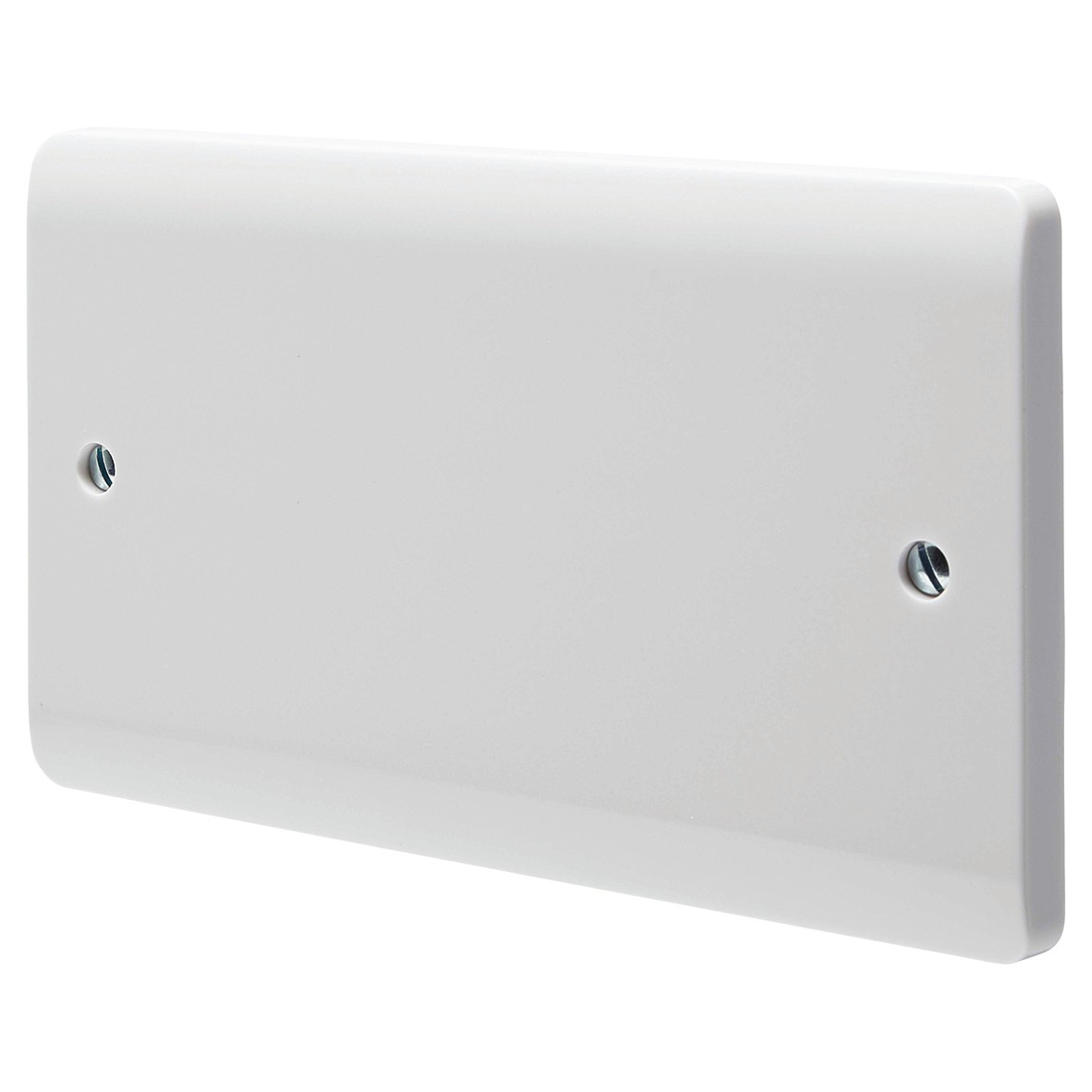 5x Crabtree Instinct 2 Gang Blank Plate - White 109785