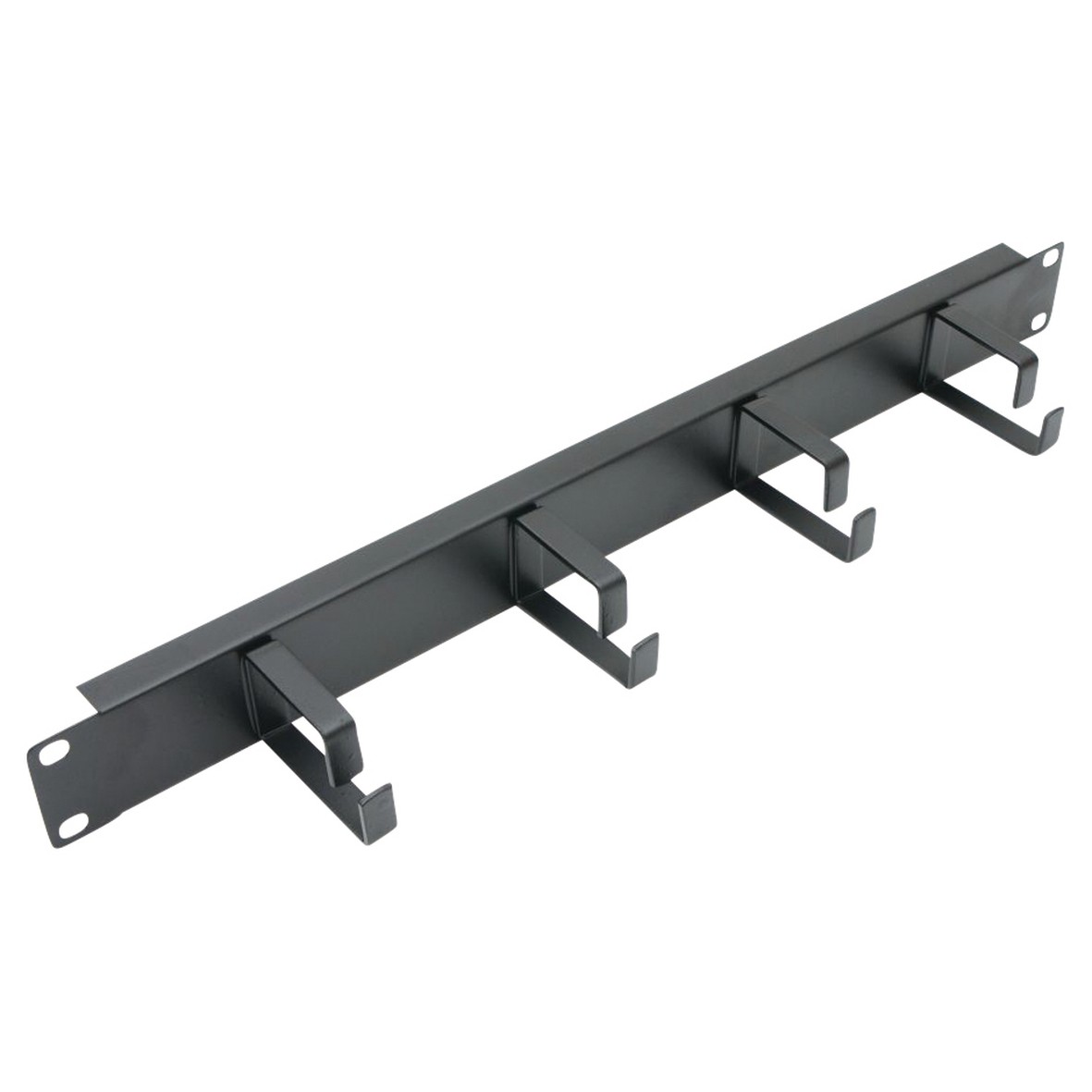 Cable Manager 4 Ring 65mm Vertical Black (H)1U 111979