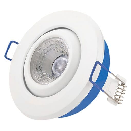 Ovia NanoV2 5.5W IP65 Fire Rated LED Dimmable Adjustable Downlight - 40 112218