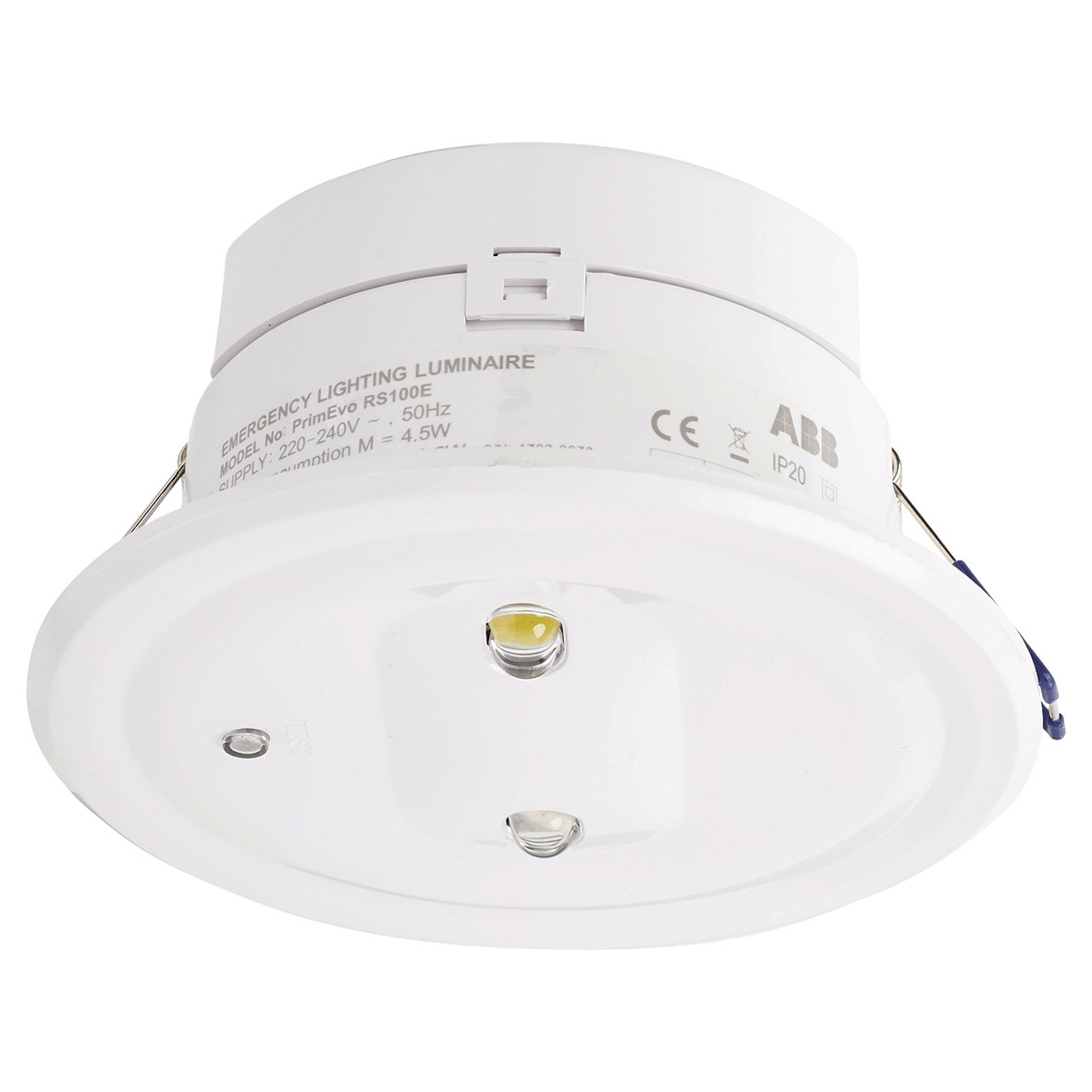 Emergilite PrimEvo RS100E Recessed LED EMG Downlight 3W 113248
