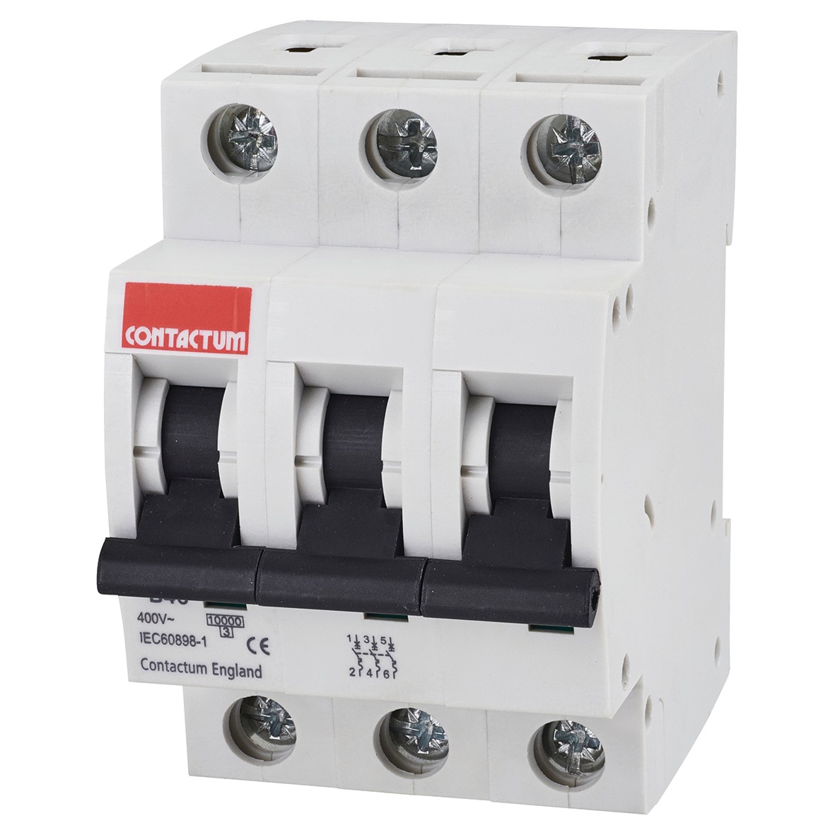 5x 40A 10kA Type B TP MCB 114742