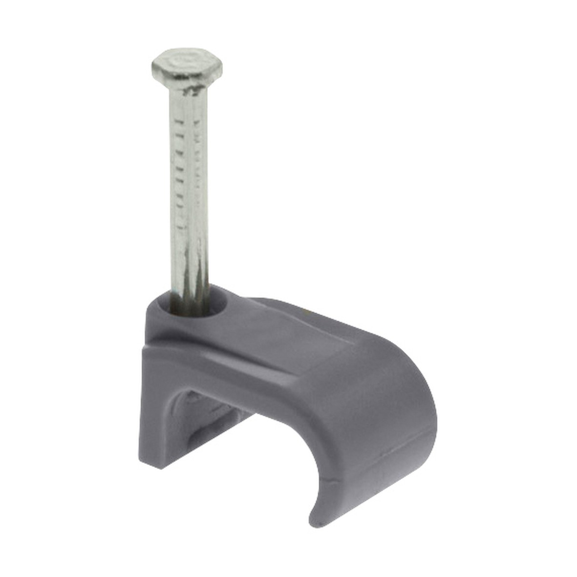 5x Unicrimp Flat Double Clips - 6 x 10mm - Grey - Pack 100 116272