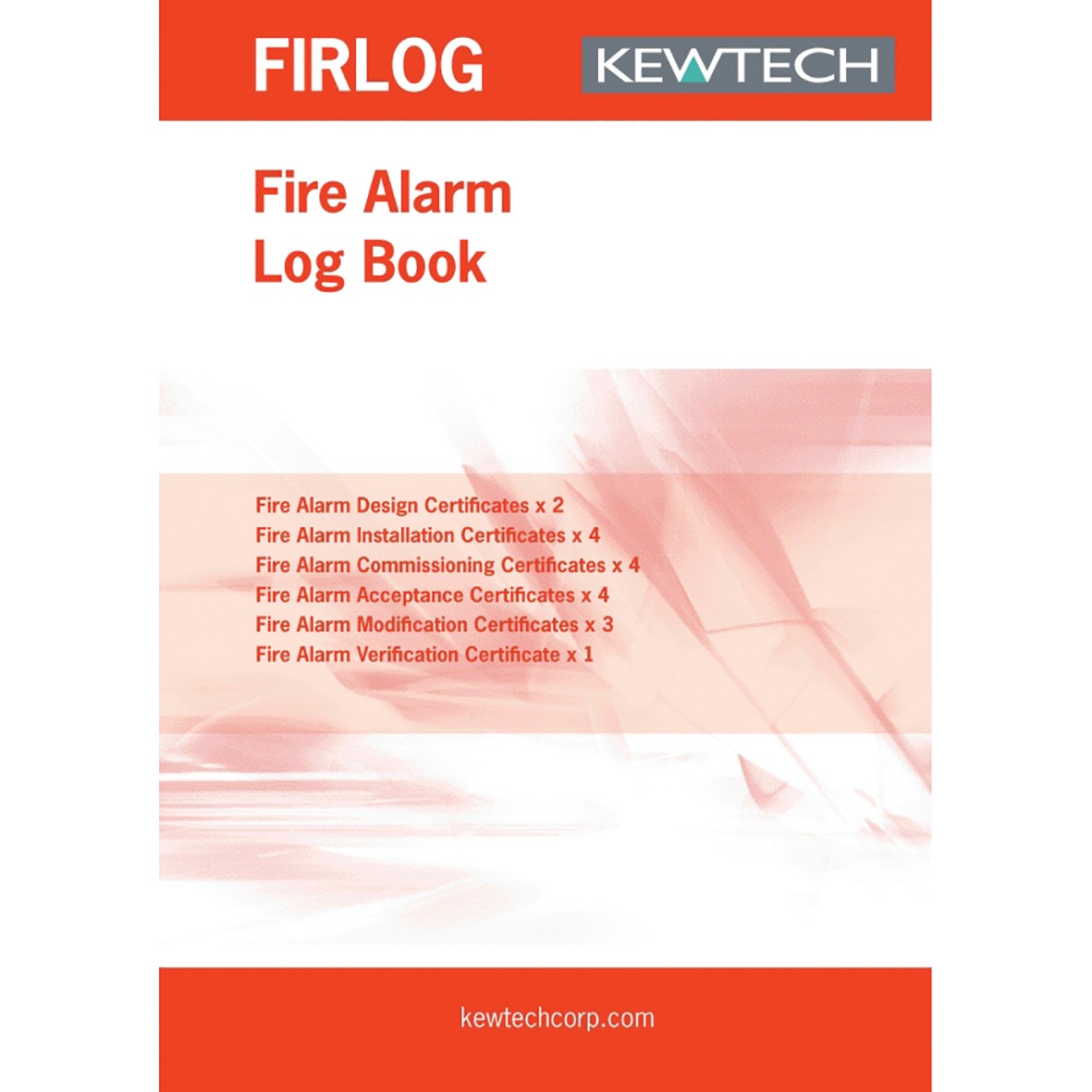 Kewtech Fire Alarm Maintenance Log Book 117231