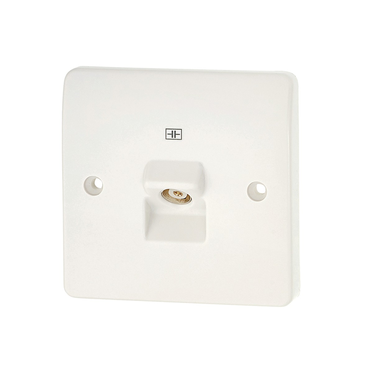 MK Isolated TV/FM Coaxial Socket - Single 117847