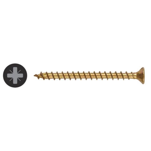 Spax Woodscrew - Bit Size 2 - 5.0 x 25mm - Pack 200 120138