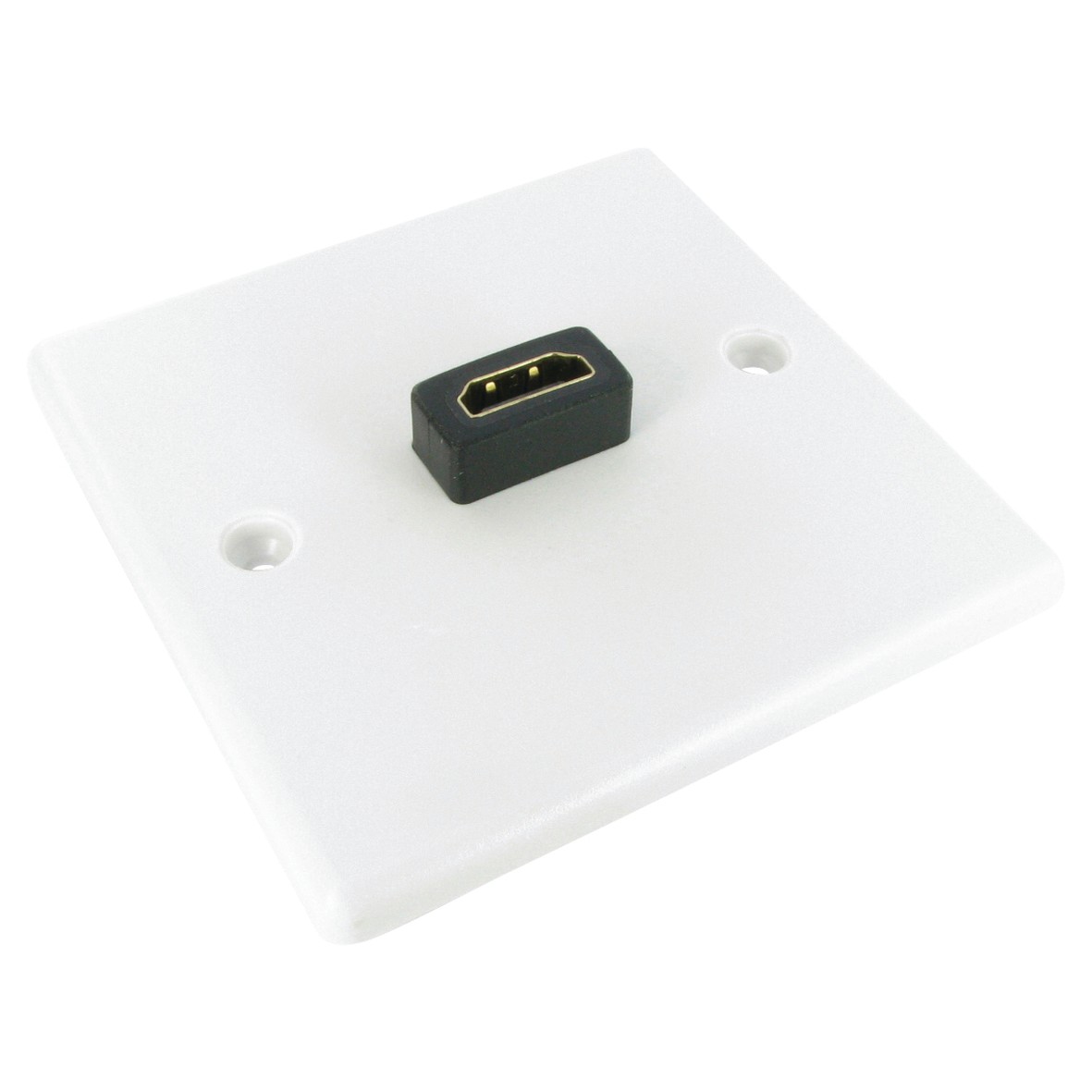 HDMI faceplate Quick Connect 3D HD White 120861