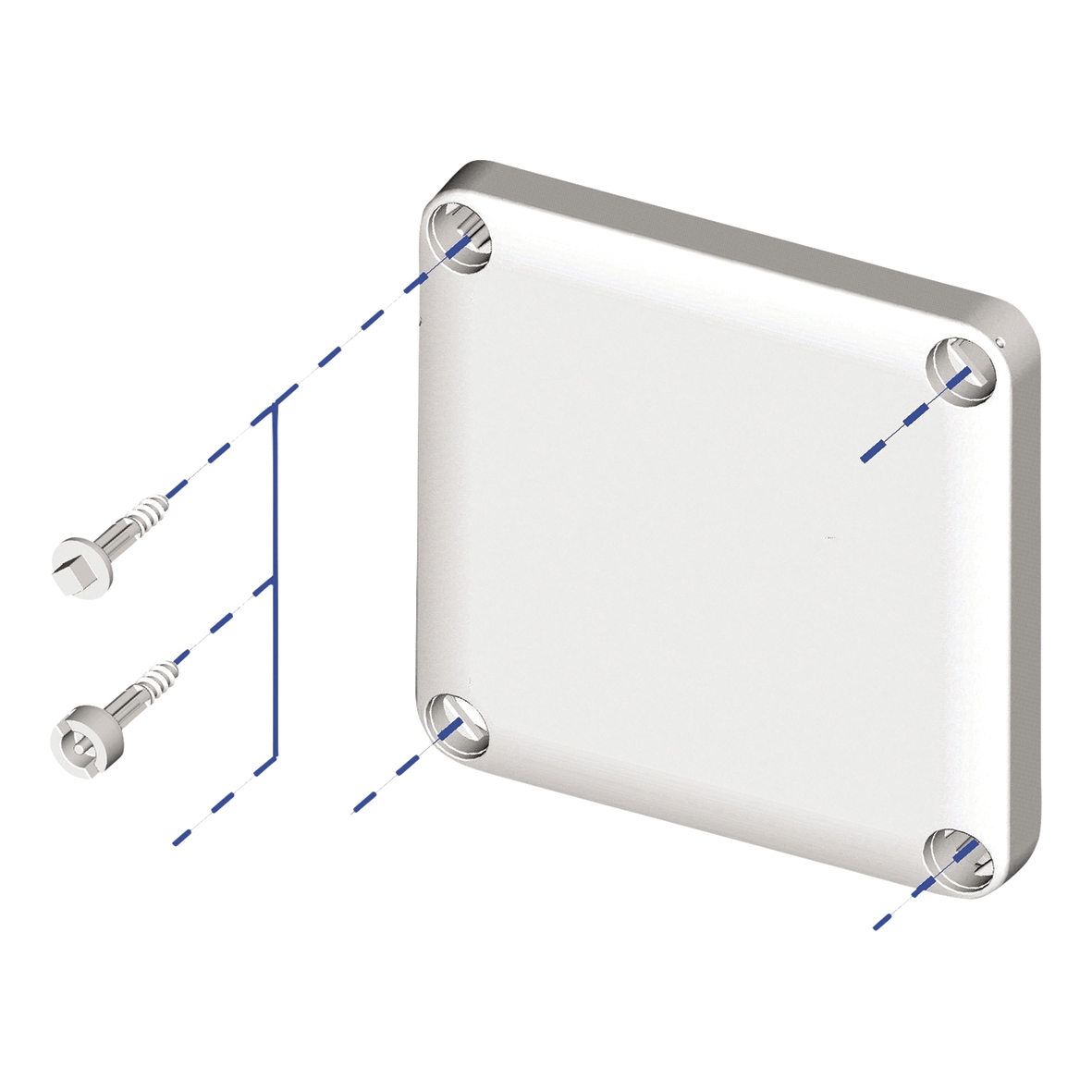 5x Schneider Thalassa Triangular Head Screws - 6.5mm - Pack 4 121725