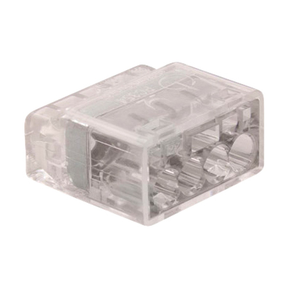 Unicrimp 24A 450V 4 Port Push In Wire Connector - Transparent 122065
