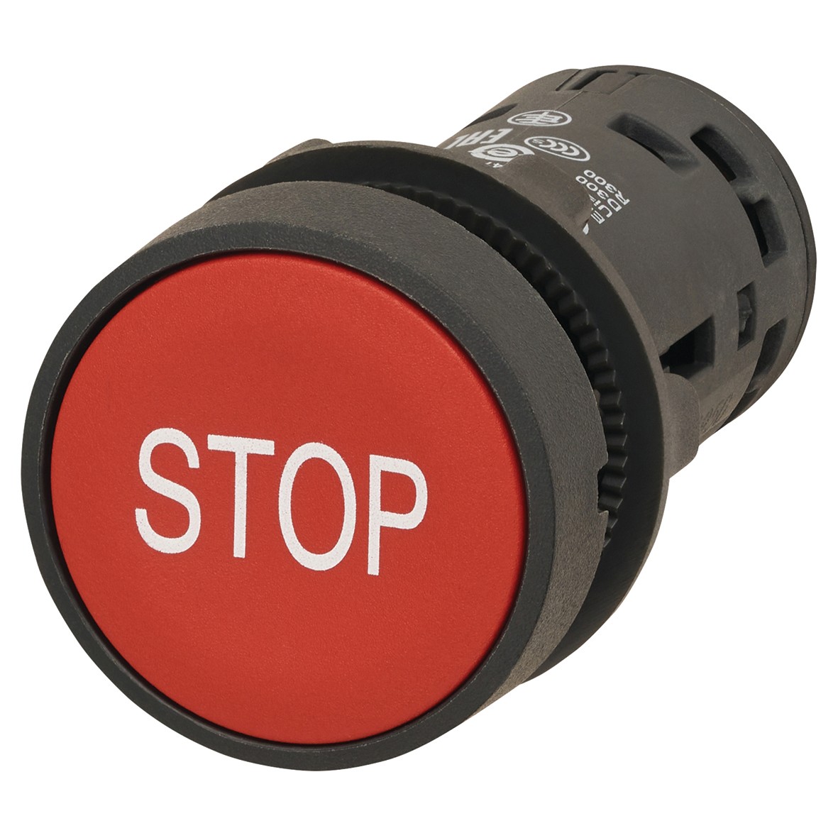 Schneider Harmony XB7 Spring Return Red Push button 1NO With White Sto 123292