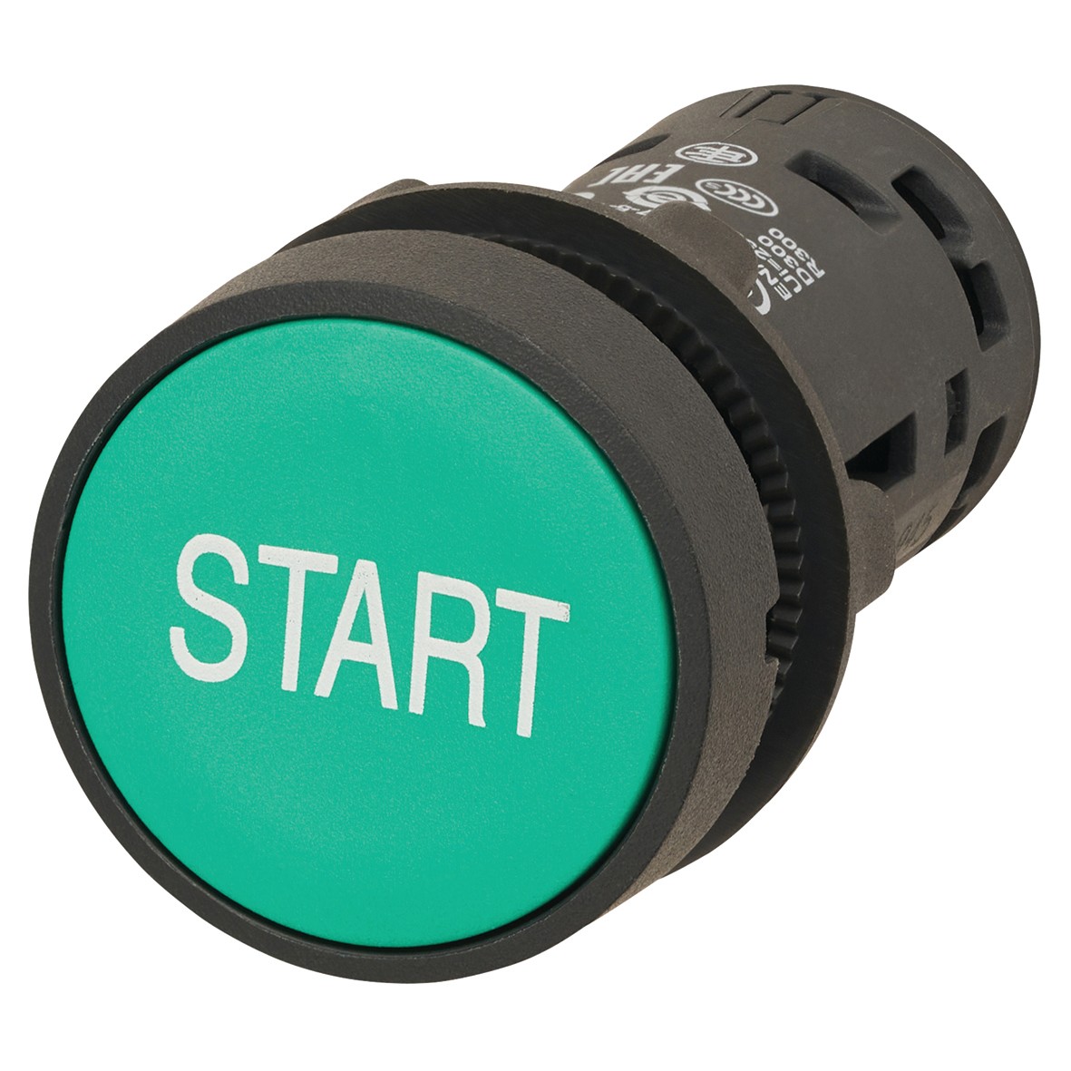 Schneider Harmony XB7 Spring Return Push button 1NO - Green With White 131062