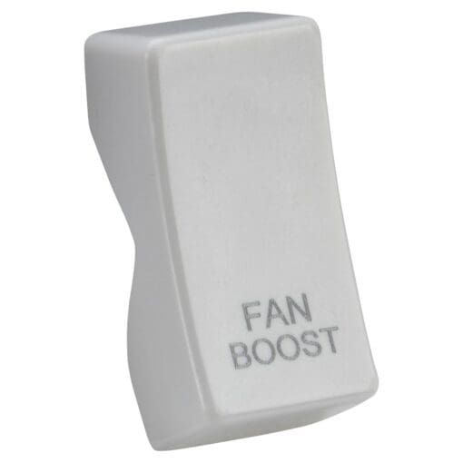 10x Knightsbridge Printed Curved Edge Grid Switch Rocker Fan Boost Whit 132269