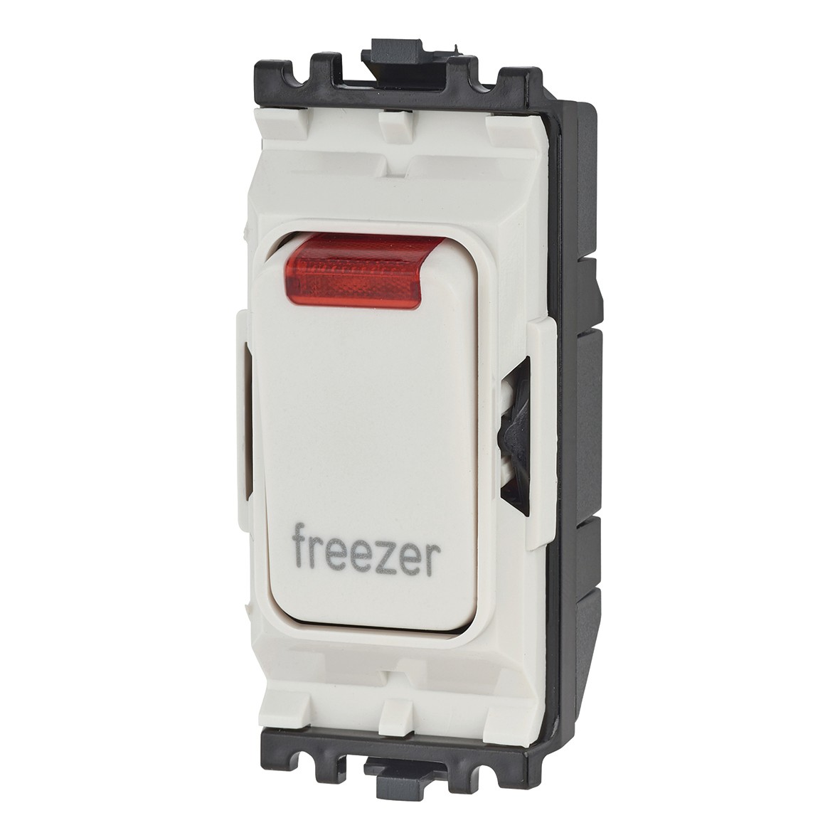 MK Printed Grid Switch with Neon - Freezer - White 133036