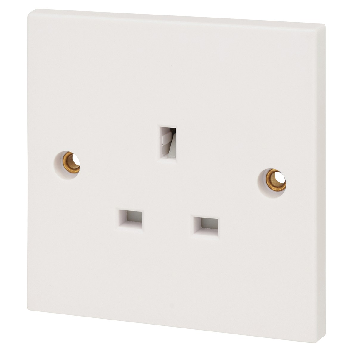 5x Schneider Exclusive 13A 1 Gang Unswitched Socket - White 137367