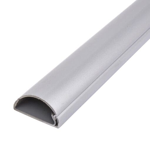 2x D-Line 2m Length S-Adh. 50x25mm 1/2 Round- Aluminium E 140512
