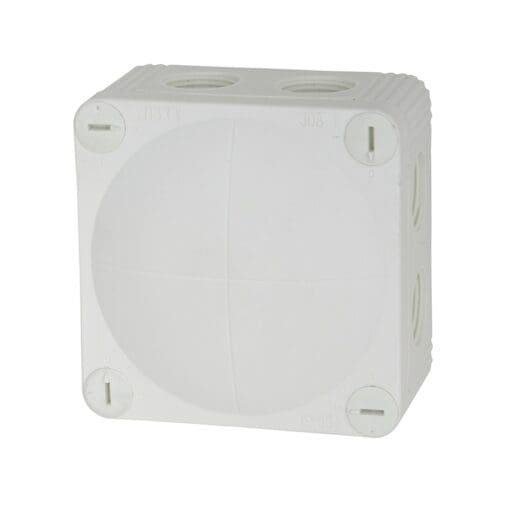 5x Wiska 3 x 3 x 2 White Ip66 Box 141557