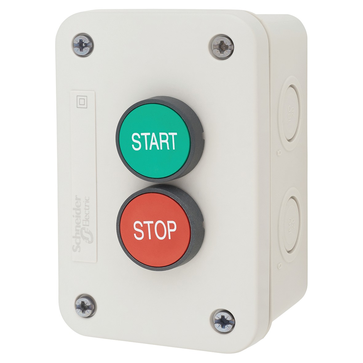 Schneider XAL-E Control Station 1 NO START Green Push Button + Red 1 N 142138