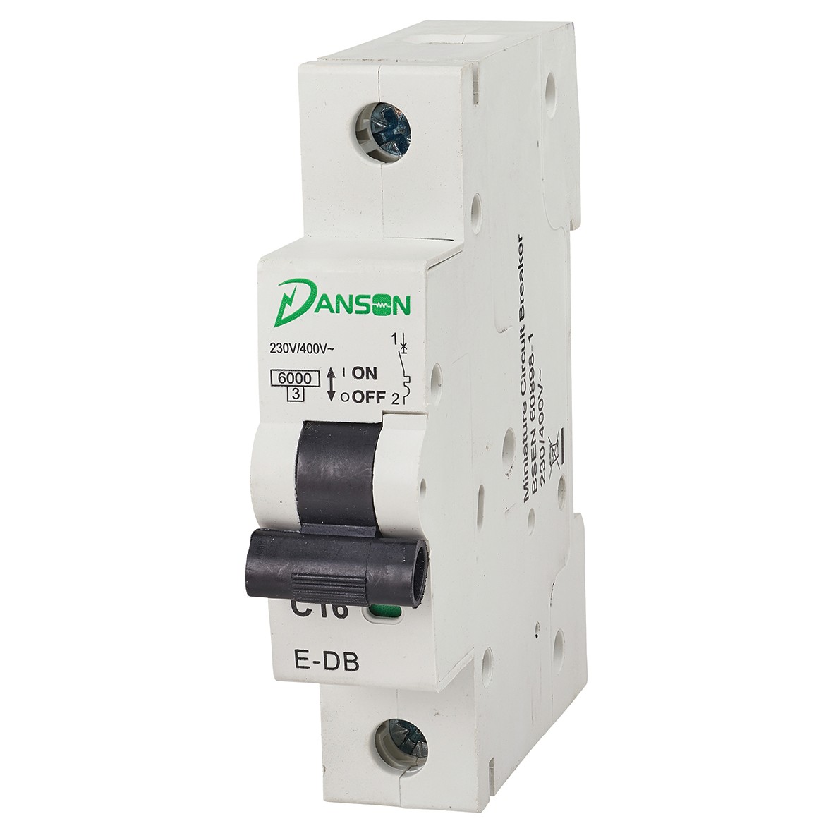 Danson 16A Single Pole 6kA MCB Module - Type C 143547