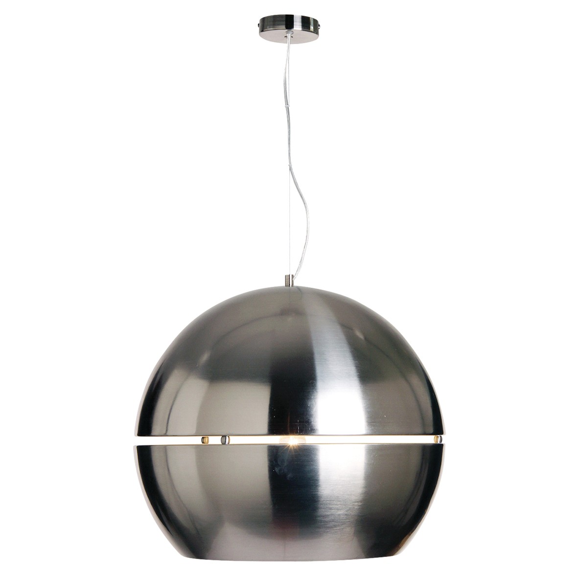 Altro Torino Medium Ceiling Light Globe Pendant- Satin Nickel 145627