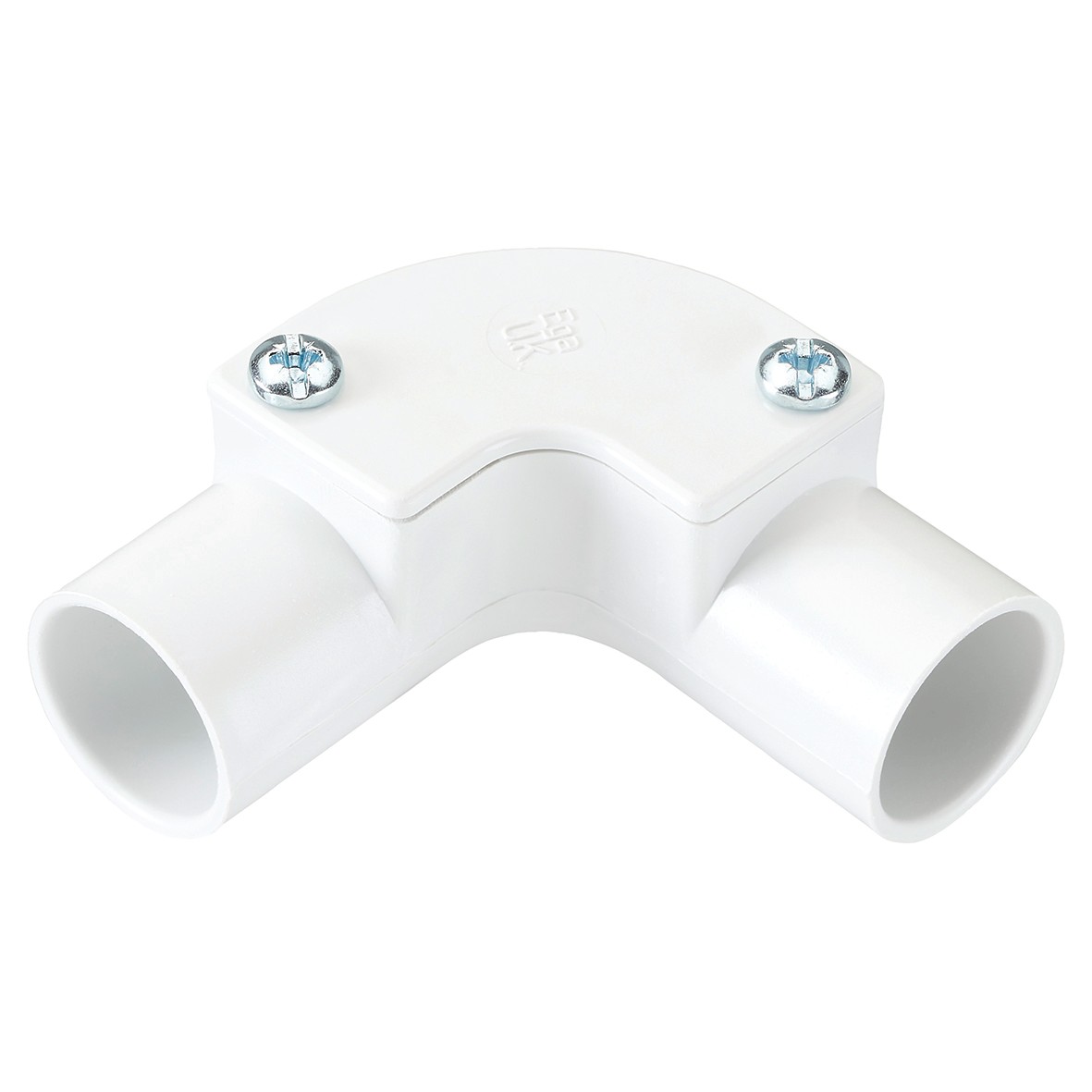 5x MK Egatube Inspection Elbow for Conduit Fitting PVCu 20mm White 150402