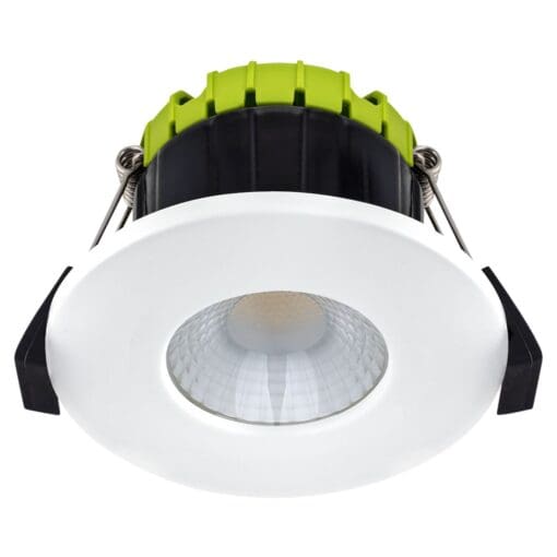 Luceco Compact Flat 6W IP65 Fire Rated FType LED Dimmable Fixed Downlig 152717