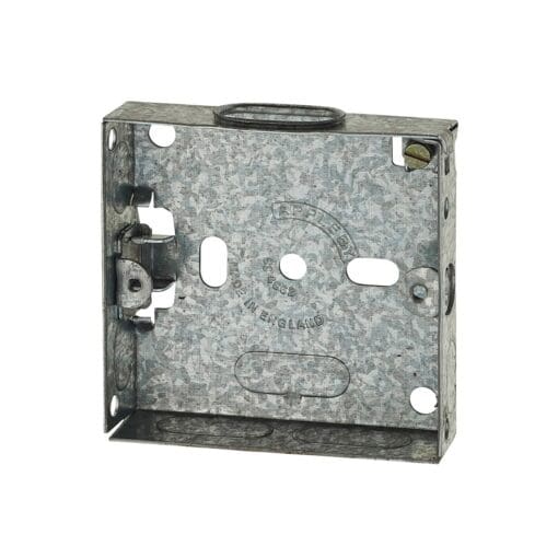 10 x 1 Gang Knock Out Box - Galvanised - 16mm 154512