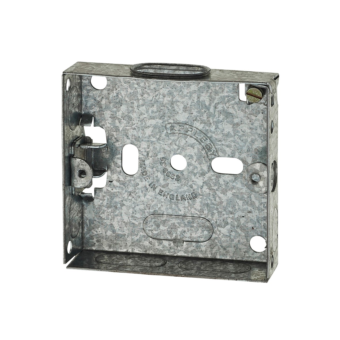 10 x 1 Gang Knock Out Box - Galvanised - 16mm 154512