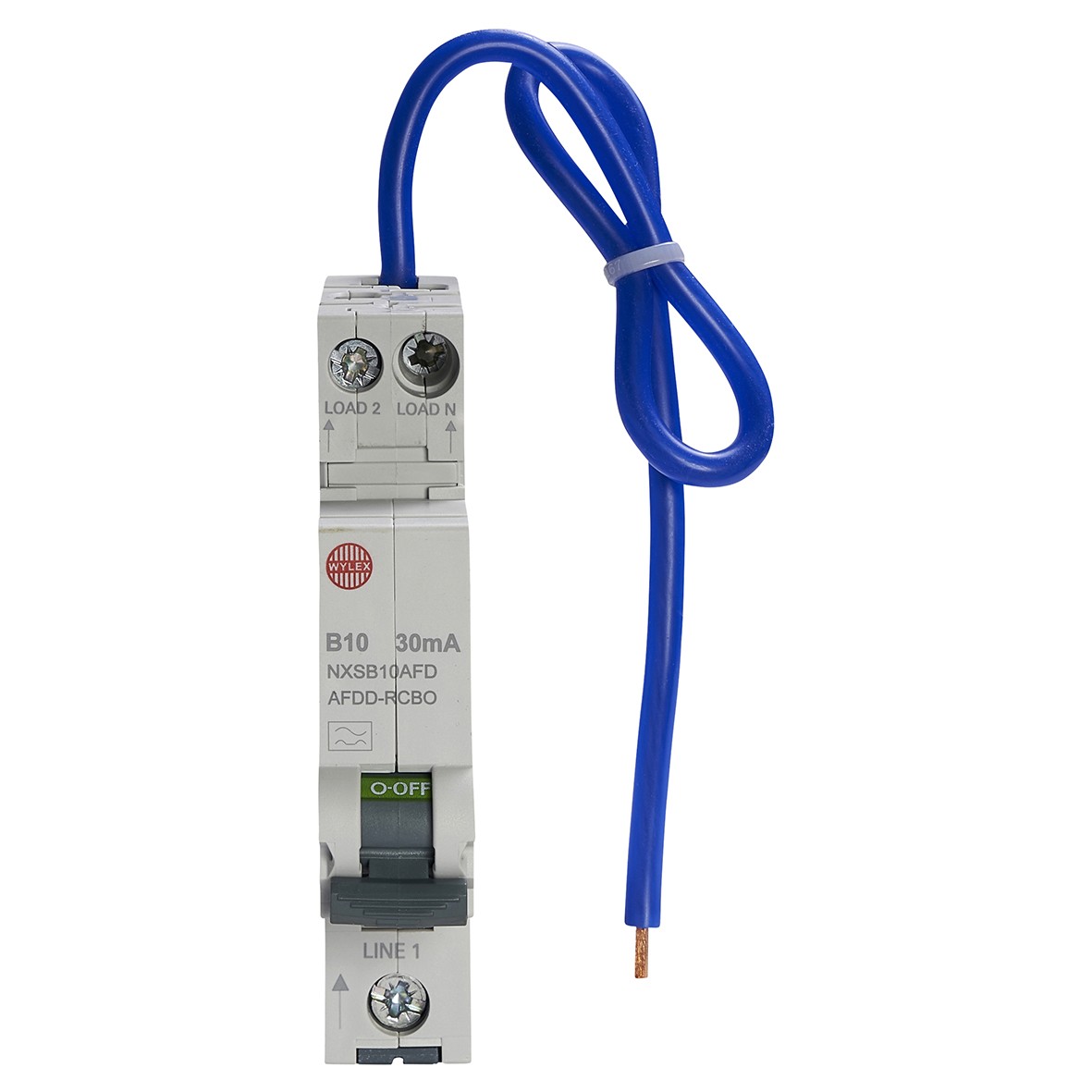 Wylex 10A 6kA Single Pole and Neutral Mini Compact AFDD RCBO - Type A - 158053