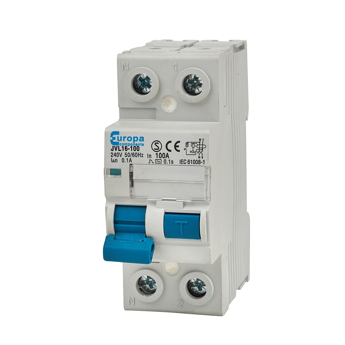 100A 100mA 2 Pole RCD 160088