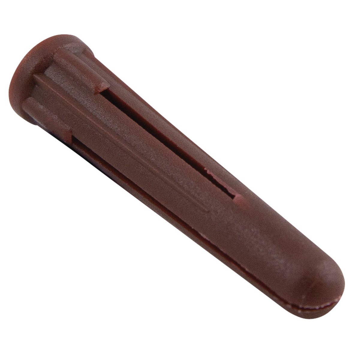 10x Unicrimp Plastic Wall Plugs - Brown - Pack 100 161383