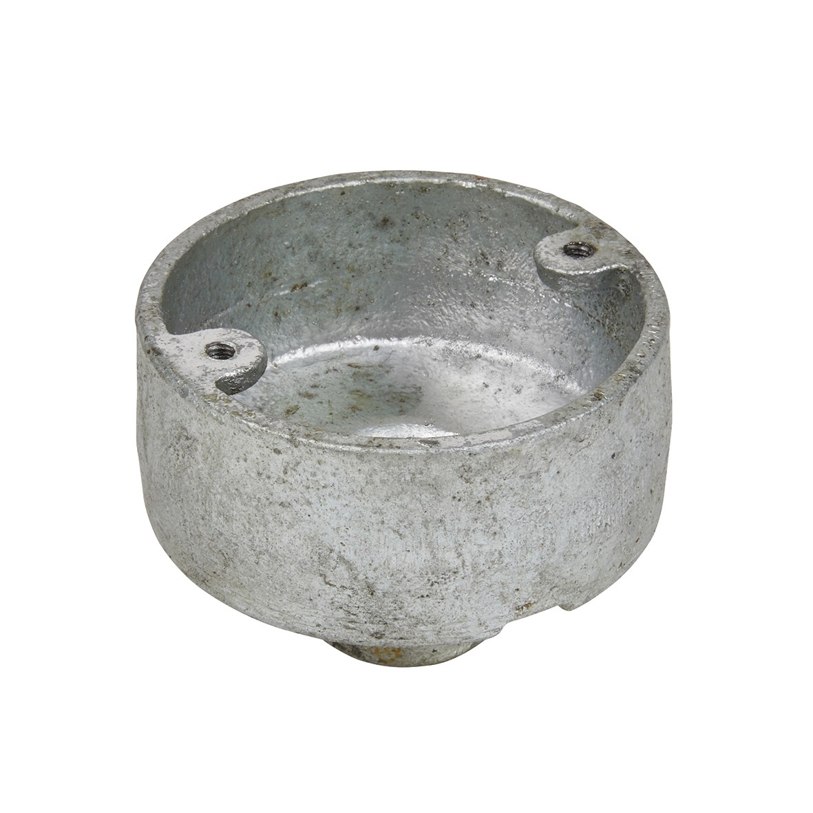 5x Steel Conduit Back Outlet Box - 20mm - Galvanised 169503