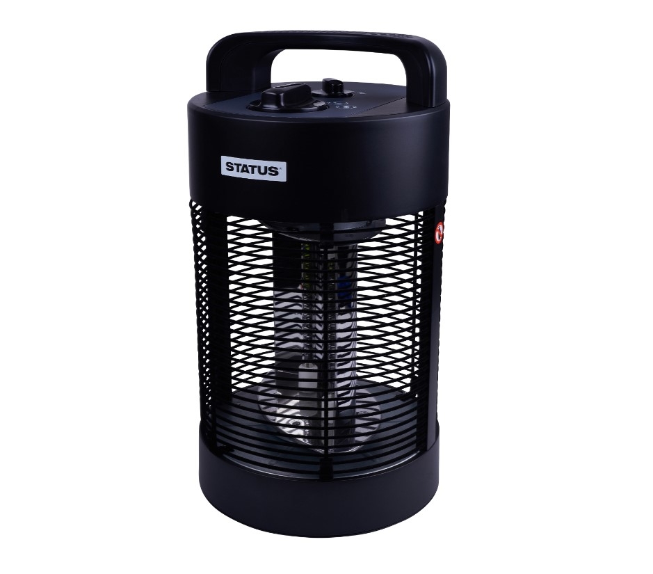 Status IPX4 Carbon Fibre Floor Standing Patio Heater - Variable Wattage 171245