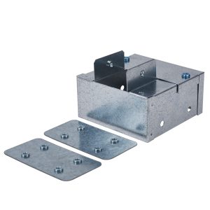 Galvanised Steel Reducer - 100 x 100mm to 50 x 50mm 175339